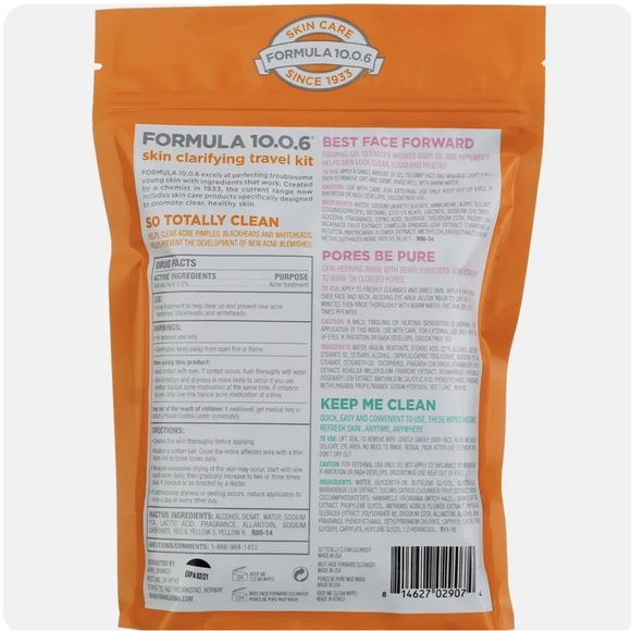 Formula Ten O Six Skin Clarifying Clean Getaway Travel Kit - Picture 3 of 3